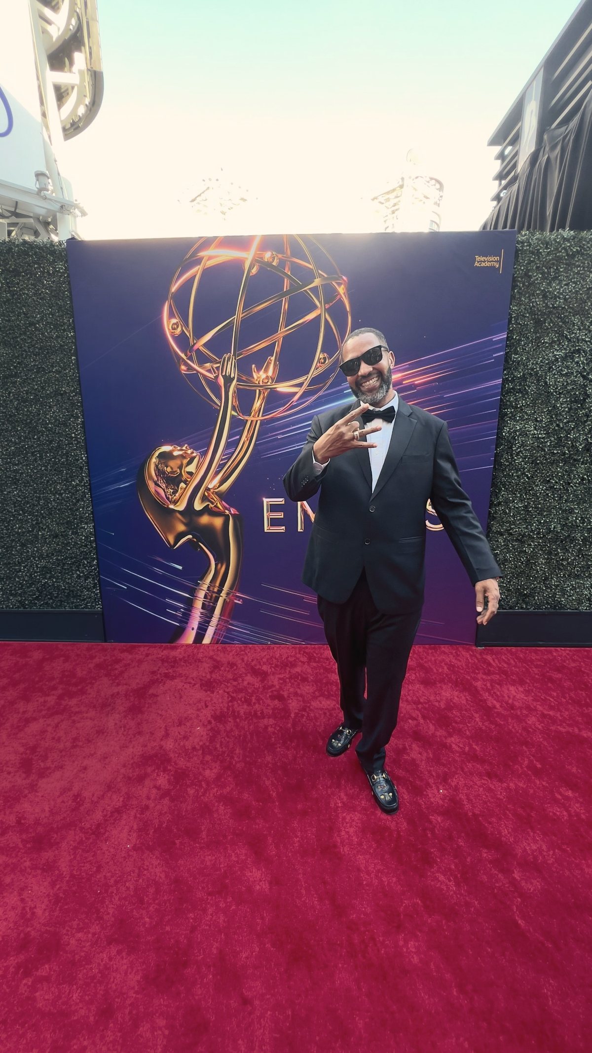 Dwight Winston at the Emmy Awards